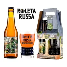 Kit Cerveja Roleta Russa Easy Ipa Long-neck E Copo Bracelete Foto mini 2