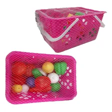 Kit Cesta Frutas E Verduras Ggb Brinquedo Culinário Foto mini 3