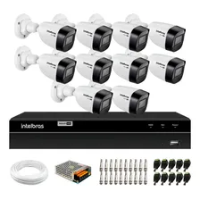 Kit Cftv 10 Câmeras 1120b Hd 720p Dvr Intelbras Mhdx 1116 Foto  mini 1