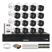 Kit Cftv 16 Câmeras Segurança Full Hd Dvr Intelbras 3116 1tb Foto  mini 1