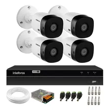 Kit Cftv 4 Câmeras Segurança Hd 720p Vhl 1120b Dvr Intelbras Foto  mini 1