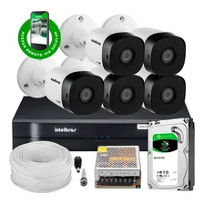 Kit Cftv 5 Câmeras Multi Hd 720p Dvr 8 Canais Intelbras 1108 Foto mini 1
