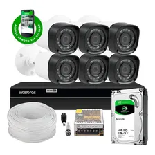 Kit Cftv 6 Cameras Segurança 1080p Full Dvr Intelbras 1tb Foto  mini 1