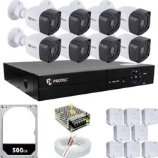 Kit Cftv 8 Câmeras De Segurança Full Hd 1080p 2 Mp Dvr 8 Ch Foto mini 1