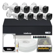 Kit Cftv 8 Câmeras Segurança Intelbras Residencial Dvr 1008c Foto mini 1