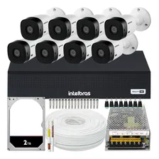 Kit Cftv Intelbras 8 Câmeras Vhl 1220 Full Hd Mhdx 1008c 2tb Foto  mini 1