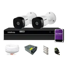 Kit Cftv Intelbras Com 2 Câmeras Bullet 720p Dvr 4 Canais Foto  mini 1