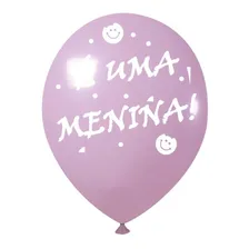 Kit Chá Revelação Balões Bexiga Boy Girl Menina Menino 40 Un Foto mini 3