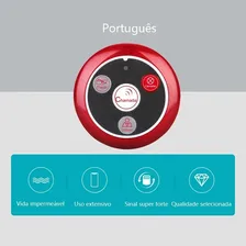 Kit Chamador Garçom 40 Pager /repetidor/ Painel / 4 Relógio Cor Branco / Pager Vermelho e preto Foto mini 4