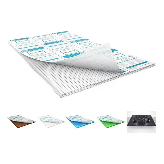 Kit Chapas De Policarbonato 2,10x6,00x6mm+acess贸rios Cor Cristal Foto 1