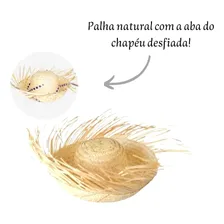 Kit Chapeu Palha E Lenço Para Menino Festa Junina Quadrilha Foto mini 2