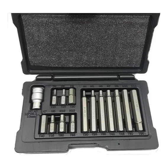 Kit Chave Allen Tipo Bit - 4 A 12 Mm / 11313 - Stels Foto 1