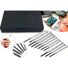 Kit Chave De Fenda E Phillips Com 9 Peças Foto  mini 1