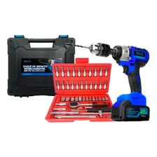 Kit Chave De Impacto 48v + Jogo Soquete 46 Peças Foto mini 4
