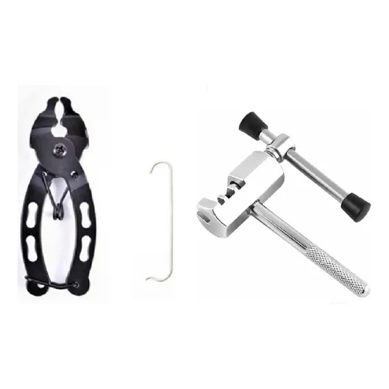 Kit Chave Extrator De Corrente Bike Alicate Power Link Bike Foto 1