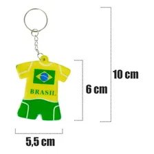 Kit Chaveiro 12 Unidades Brasil Copa Do Mundo Foto mini 3