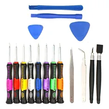 Kit Chaves Ferramenta 16 Peças Abrir Celular iPhone Android Foto mini 1