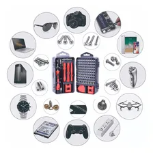 Kit Chaves Ferramentas 110 Peça Abrir Celular iPhone Precsão Foto mini 3