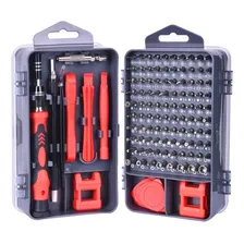 Kit Chaves Ferramentas 110 Peça Abrir Celular iPhone Precsão Foto mini 1