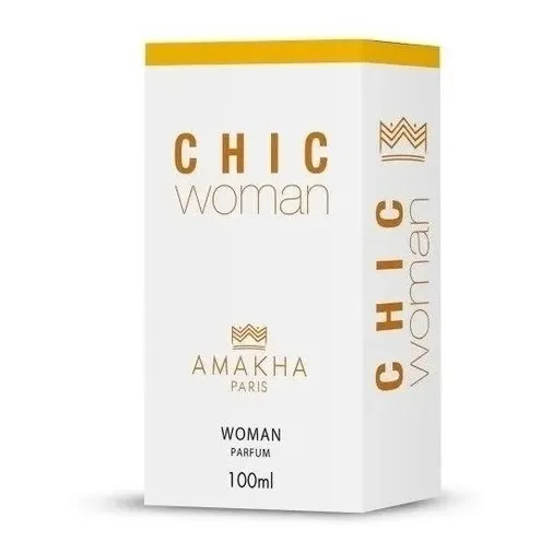 Kit Chic Woman Amakha Paris Perfume 100ml e Perfume 15ml Foto 1