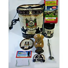 Kit Chimarrao Cuia +bomba +erva 1 Kg + Porta Erva+ Tapa Cuia Foto mini 1