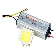 Kit Chip + Reator Driver Led Reposição 50w 100w 150w 200w Luz Branco-frio 110v/220v Foto mini 1