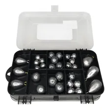 Kit Chumbada Pesca Praia 50 Peças Pesos E Modelos Variados Foto  mini 1