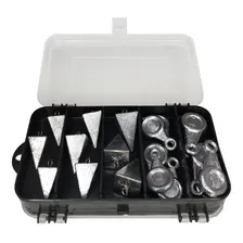 Kit Chumbada Pesca Praia 50 Peças Pesos E Modelos Variados Foto mini  2