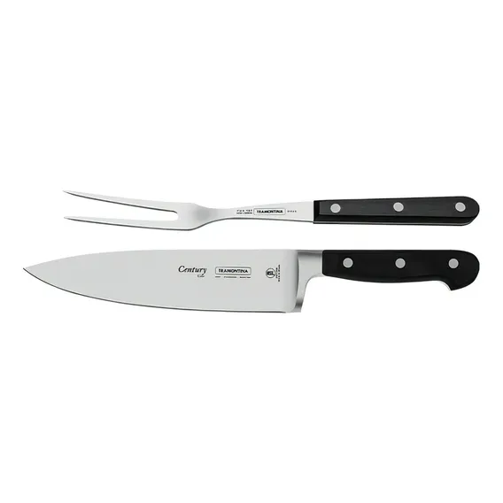 Kit Churrasco 2 Peças Tramontina Century Preto 24099017 Foto 1