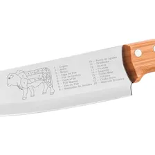 Kit Churrasco Bambu Tábua, Garfo E Faca Personalizado Foto mini 4