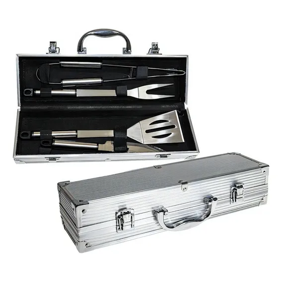 Kit Churrasco Com Maleta 4 Peças Je0002 St1685 Foto 1
