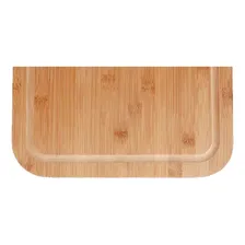 Kit Churrasco Cozinha Garfo Faca Tábua Bamboo 50x30 Mor 3pc Foto mini 4