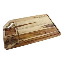 Kit Churrasco Madeira Com Garfo E Faca Personalizado Foto mini 3