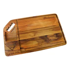 Kit Churrasco Madeira Com Garfo E Faca Personalizado Foto mini 2