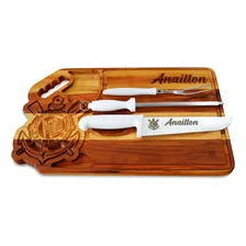 Kit Churrasco Personalizado Com Logo E Nome Dia Dos Pais Foto  mini 1