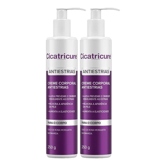 Kit Cicatricure Antiestrias Creme Corporal 250g (2 Unidades) Cicatricure Foto 1