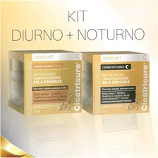 Kit Cicatricure Gold Noturno Diurno Fps30 Creme Antissinais Foto  mini 1