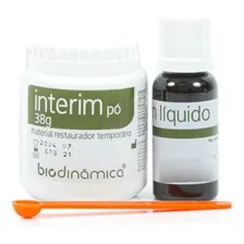 Kit Cimento Restaurador Temporário Interim Kit 38g+15ml Biodinâmica Foto mini 3