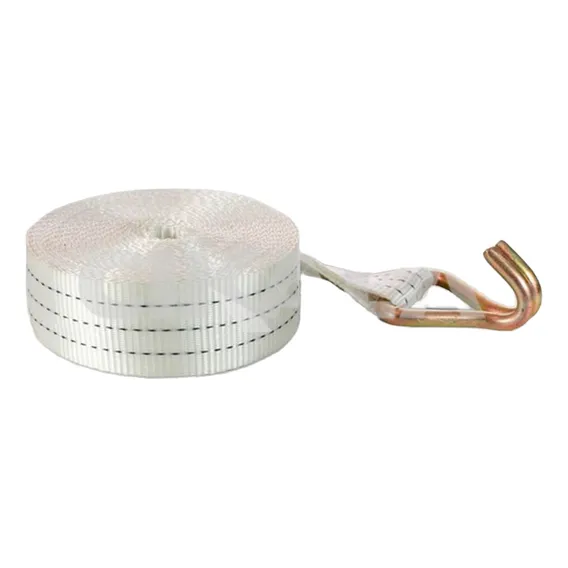 Kit Cinta 9 Metros + Catraca + Gancho 3 Ton Amarração Carga Cor Branco Foto 1