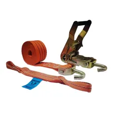 Kit Cinta Catraca Guincho Plataforma 5 Ton X 6mt Cor Laranja Foto mini  2