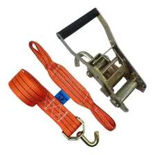Kit Cinta Catraca Guincho Plataforma 5 Ton X 6mt Cor Laranja Foto  mini 1
