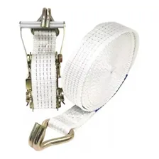 Kit Cinta E Catraca Amarração 5ton Gancho J Cor Branco Multfitas Foto mini 1