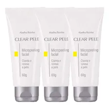 Kit Clareamento Micropeeling Facial Clear Pele com 4 itens Abelha Rainha Foto mini 1