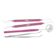 Kit Clínico Odontológico Rosa Golgran 4 Peças Foto  mini 1