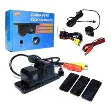 Kit Câmera De Ré Estacionamento Automotiva Colorida Noturna Foto mini 1