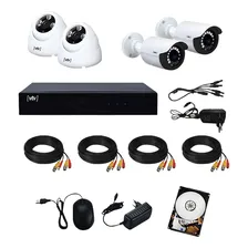 Kit Câmera De Segurança 8ch 500gb Full Hd Vtv Foto mini 1