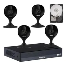 Kit Câmera Wifi Intelbras 04 Interna Imx-c Com Hd 500 Gb Foto  mini 1