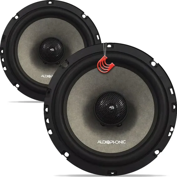 Kit Coaxial Audiophonic Sensation Cs650 6 Polegadas 110rms Cor Preto Foto 1