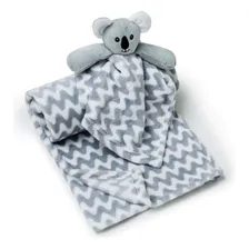 Kit Cobertor BebĂȘ E Naninha BebĂȘ - LoanĂ Cor Kit Cobertor BebĂȘ E Naninha Zigzag Coala Cinza Kit Cobertor BebĂȘ E Naninha Zigzag Coala Cinza Foto mini 1