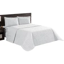 Kit Cobre Leito Pratic Casal King 3 Peças Branco Foto mini  2